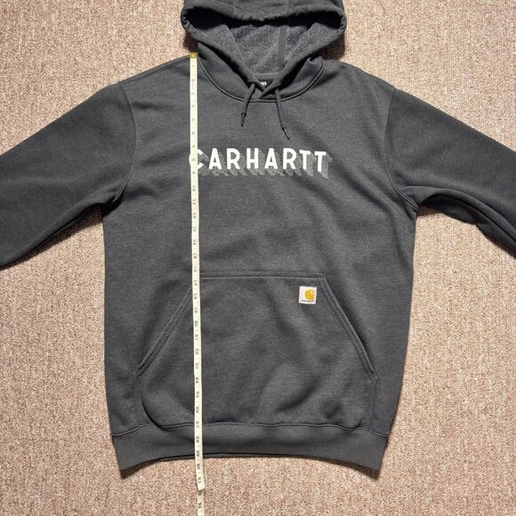 Carhartt Rain Defender Loose Fit Midweight Graphic Hoodie Water Repellent Medium - Picture 6 of 8